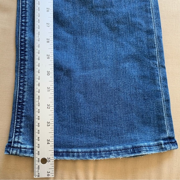 Athleta Sculptek Flare Jeans True Blue Women’s 12 T Tall Stretch Sculpt Denim - Picture 11 of 16